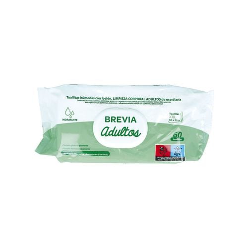 Accessori per il corpo Brevia Salviette Con Lozione Detergente Per Adulti 30x20 Cm 60 - Salustar - Modalova