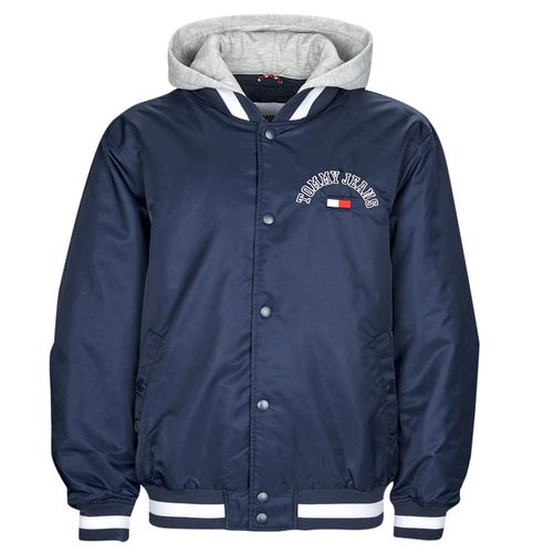 Giubbotto TJM GRAPHIC SATIN BOMBER JACKET - Tommy Jeans - Modalova