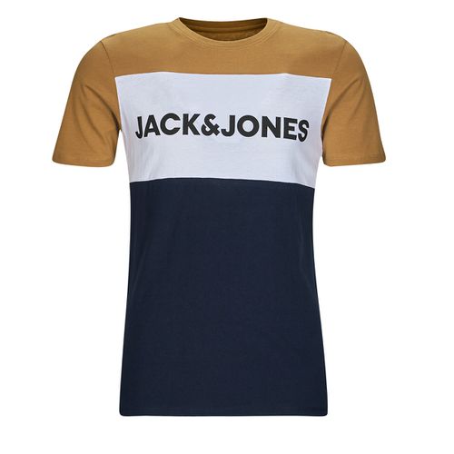 T-shirt JJELOGO BLOCKING TEE SS - Jack & jones - Modalova