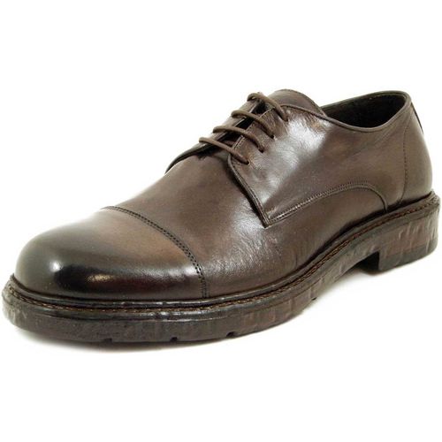 Scarpe Scarpe Uomo Stringate, Derby in Pelle-9021 - Exton - Modalova