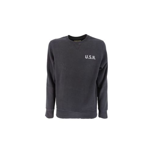 Felpa Maglia U.S.N. Uomo Navy - Bl'ker - Modalova