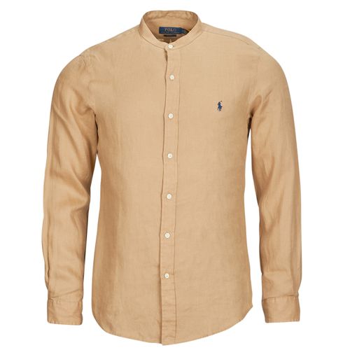 Camicia a maniche lunghe CHEMISE AJUSTEE SLIM FIT EN LIN COL MAO - Polo ralph lauren - Modalova