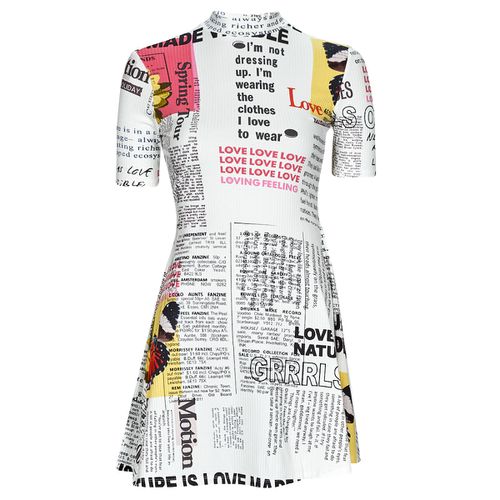 Abito corto VEST_NEWSPAPER - Desigual - Modalova