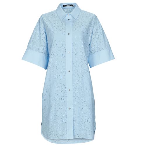 Abito corto BRODERIE ANGLAISE SHIRTDRESS - Karl Lagerfeld - Modalova