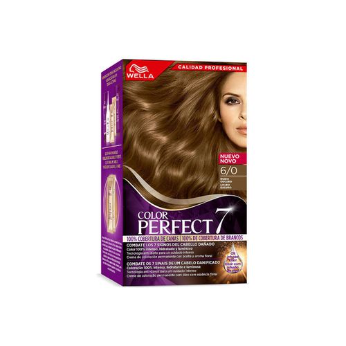 Tinta Copertura Dei Capelli Grigi Al 100% 6/0 - Wella Color Perfect 7 - Modalova