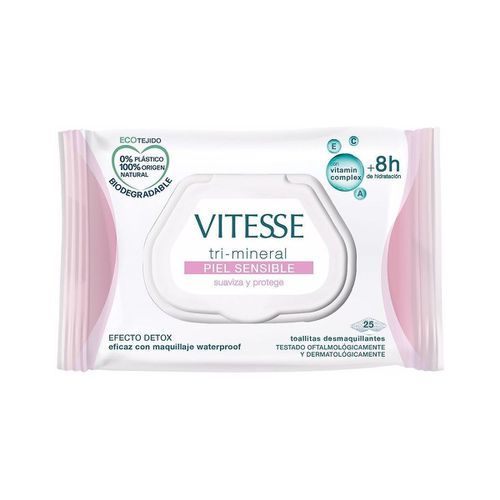 Detergenti e struccanti Tri-mineral Piel Sensible Toallitas Desmaquillantes - Vitesse - Modalova