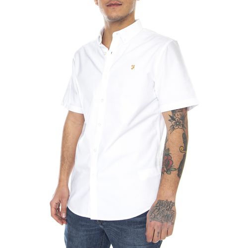 Camicia a maniche lunghe Mens Brewer hort-leeve hirt - Farah - Modalova