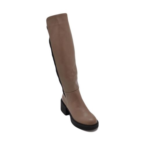 Stivali Stivali donna alto punta tonda gambale aderente elasticiz - Malu Shoes - Modalova