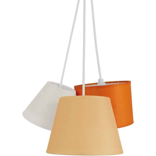 Lampadari, sospensioni e plafoniere Lampada da Soffitto tondo stoffa , crema, arancio - Tosel - Modalova