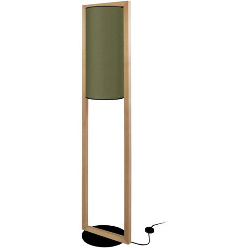 Lampade da terra Lampada da terra rettangolare legno scuro e verde - Tosel - Modalova