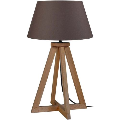 Lampade d’ufficio lampada da comodino tondo legno scuro e - Tosel - Modalova