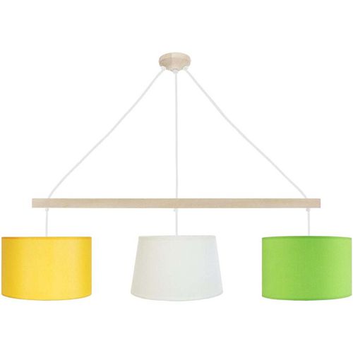 Lampadari, sospensioni e plafoniere Lampada da Soffitto tondo legno naturale e multicolore - Tosel - Modalova