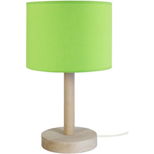 Lampade d’ufficio lampada da comodino tondo legno naturale e verde - Tosel - Modalova