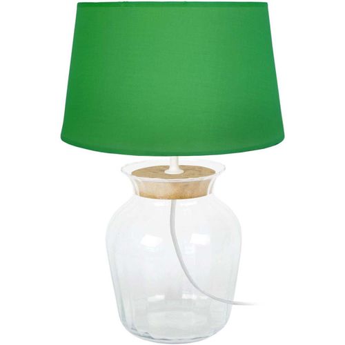 Lampade d’ufficio Lampada da tavolo tondo sughero transparente e verde - Tosel - Modalova