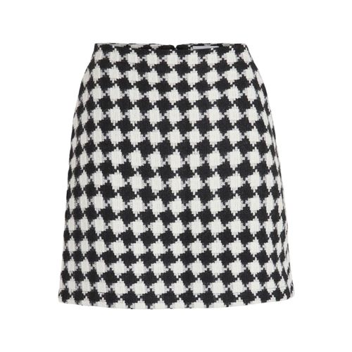 Gonna Skirt Heloise - Black/ Cloud Dancer - Vila - Modalova