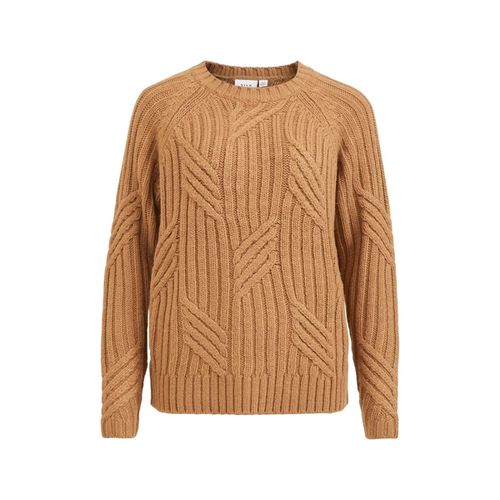 Maglione Knit Malina L/S - Toasted Coconut - Vila - Modalova