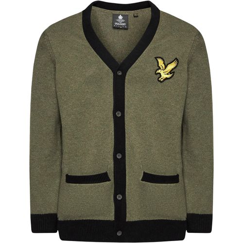 Gilet / Cardigan maglia cardigan uomo KN1720V W814 OLIVE BLACK - Lyle & Scott - Modalova