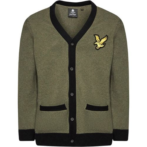 Gilet / Cardigan maglia cardigan uomo KN1720V W814 OLIVE BLACK - Lyle & Scott - Modalova