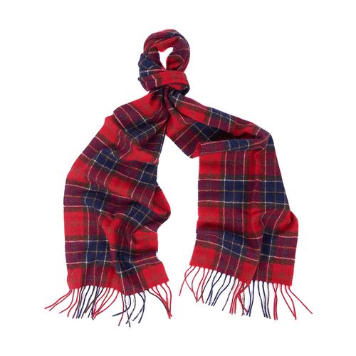 Sciarpa Tartan Lambswool Scarf Red - Barbour - Modalova