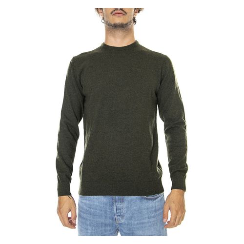 Maglione Essential Lambswool Crew Neck eaweed - Barbour - Modalova