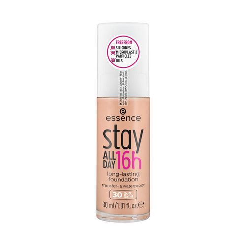 Fondotinta & primer Stay All Day 16H Longlasting Foundation - 30 Soft Sand - Essence - Modalova