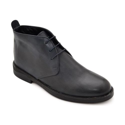 Stivaletti Polacchino uomo invernale vera pelle nappa comfort gomma so - Malu Shoes - Modalova