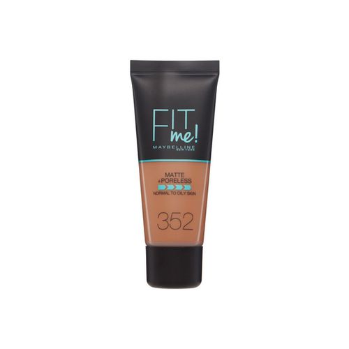 Fondotinta & primer Fit Me Matte Poreless Foundation - 352 Cacao - Maybelline New York - Modalova