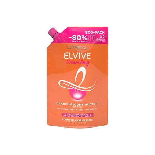 Shampoo Elvive Dream Long Shampoo Ricostruttivo Ricarica Eco Pack - L'oréal - Modalova