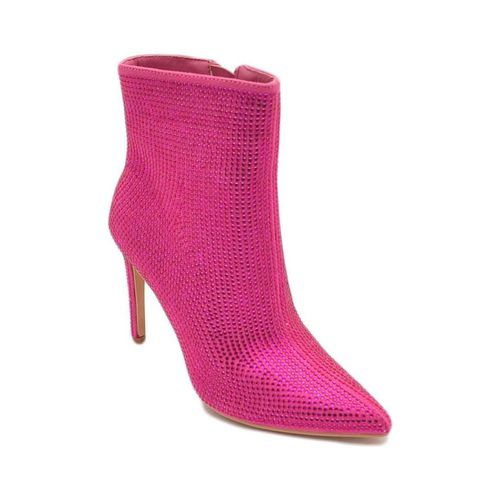 Tronchetti Scarpa tronchetto mezzo stivaletto donna a punta fucsia con tac - Malu Shoes - Modalova