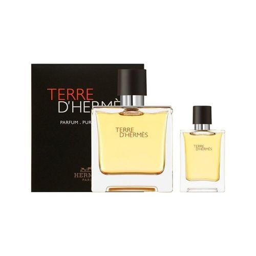 Cofanetti di profumi Set Terre D' - 75ml acqua profumata + 12.5ml - Hermès Paris - Modalova