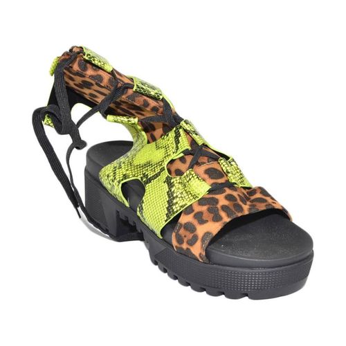 Stivaletti Stivaletto donna spuntato platform con tomaia animalier fo - Malu Shoes - Modalova