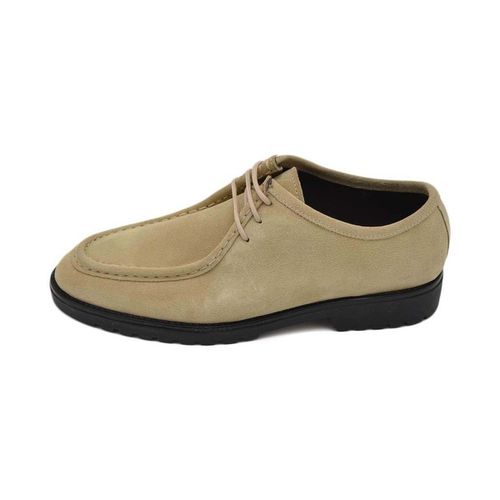 Stivaletti SCARPA UOMO MODELLO INGEGNERE IN VERA PELLE SCAMOSCIATA C - Malu Shoes - Modalova