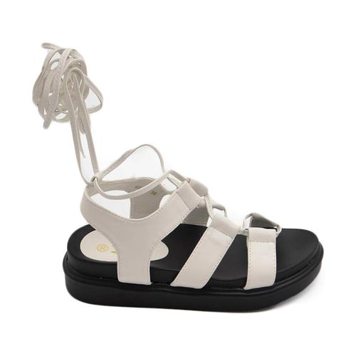 Sandali Sandali donna donna con platform zeppa nero con fasce la - Malu Shoes - Modalova