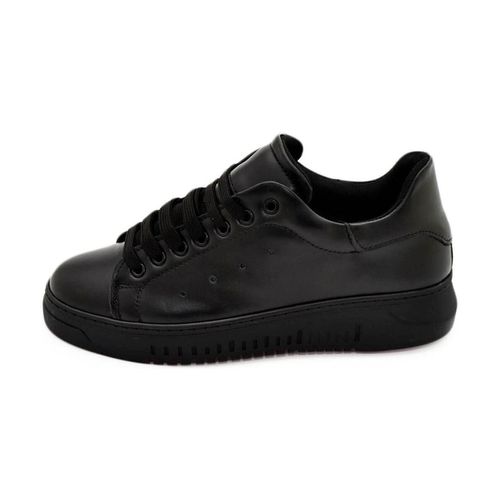 Sneakers Sneakers uomo army in vera pelle vitello spazzolato con fo - Malu Shoes - Modalova