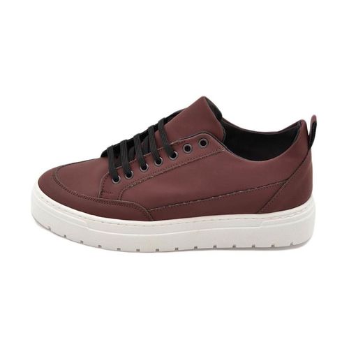 Sneakers Sneakers uomo bassa vera pelle bordeaux fortino tono su tono fo - Malu Shoes - Modalova