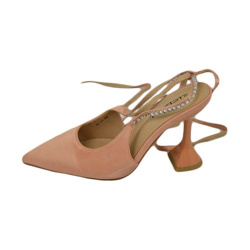 Scarpe Scarpe decollete mules donna elegante punta in raso champagne t - Malu Shoes - Modalova