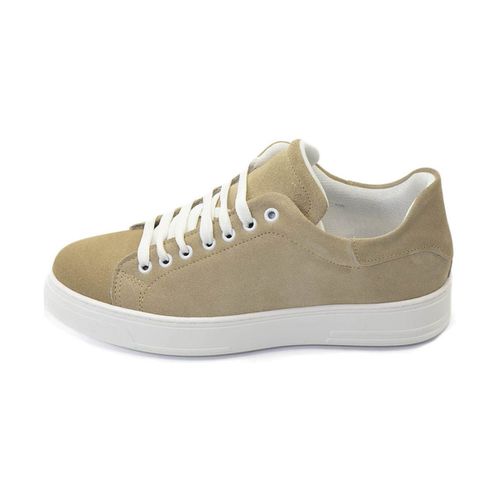 Sneakers Scarpa sneakers bassa uomo basic vera pelle scamosciata l - Malu Shoes - Modalova