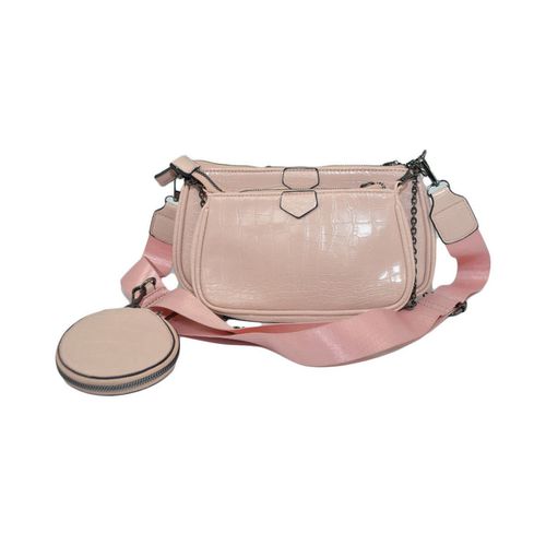 Borsa Multi pochette accessoriata a tre elementi cipria cocco tr - Malu Shoes - Modalova