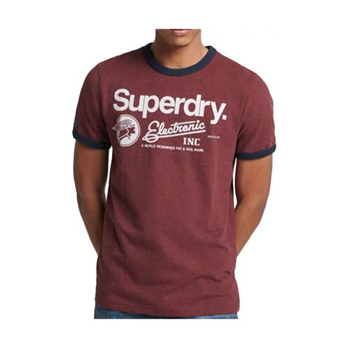 T-shirt Core Logo Graphic Ringer - Superdry - Modalova