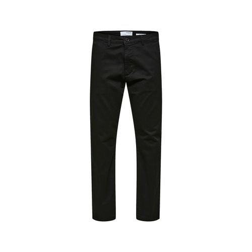 Pantaloni Slim Tape New Miles Pants - Black - Selected - Modalova
