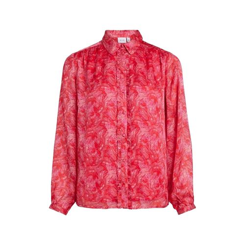 Camicetta Shirt Layla Vie L/S - Pink Yarrow - Vila - Modalova