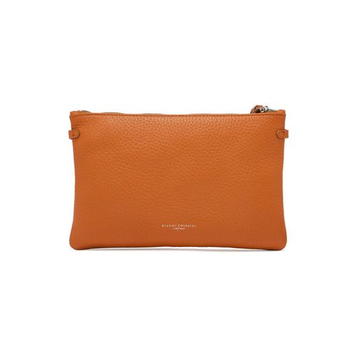 Borsa a tracolla Clutch Hermy arancio in pelle - Gianni chiarini - Modalova