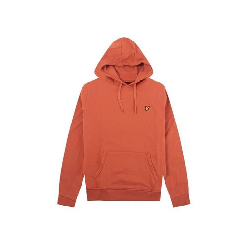 Felpa ML1139V BRUSHED BACK HOODIE-W701 VICTORY ORANGE - Lyle & Scott - Modalova