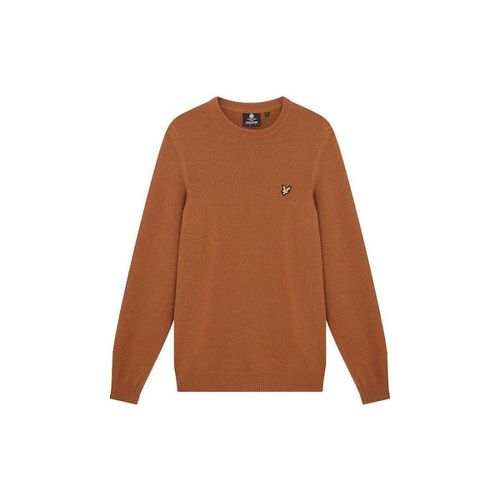 Maglione KN921VF CREW NECK LAMBSWOOL-W805 VICTORY ORANGE - Lyle & Scott - Modalova