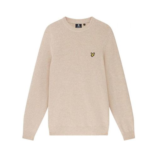 Maglione KN921VF CREW NECK LAMBSWOOL-W823 TAUPE MARL - Lyle & Scott - Modalova