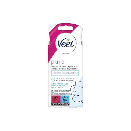 Accessori per il corpo Fasce Di Cera Pura Pelle Sensibile Del Viso - Veet - Modalova