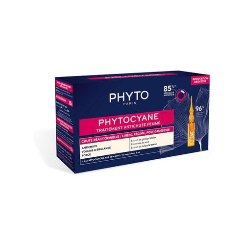 Accessori per capelli cyane Tratamiento Anticaída Reacción Mujer 12 X - Phyto - Modalova