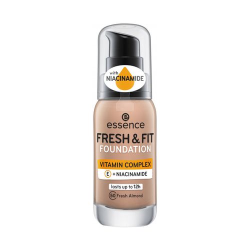 Fondotinta & primer Fresh Fit Vitamin Complex Foundation - 50 Fresh Almon - Essence - Modalova