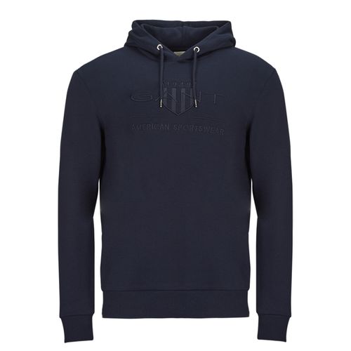 Felpa Gant REG TONAL SHIELD HOODIE - Gant - Modalova