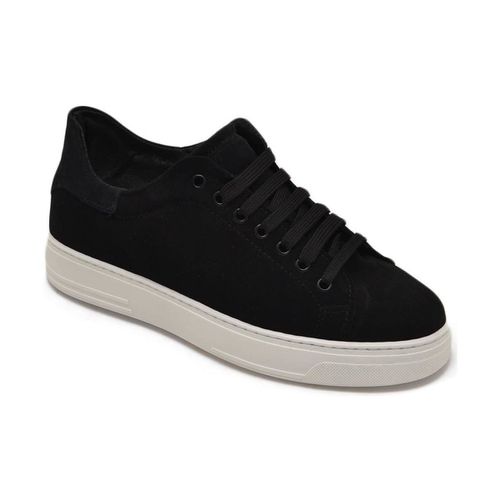 Sneakers Scarpa sneakers bassa uomo basic vera pelle scamosciato fo - Malu Shoes - Modalova